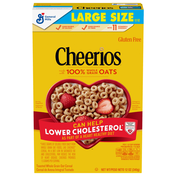 Save on Cheerios Toasted Whole Grain Oat Cereal Gluten Free Large Size