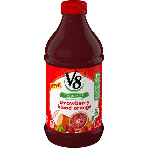 Save on V8 Juice Blend Strawberry Blood Orange Lower Sugar Order Online