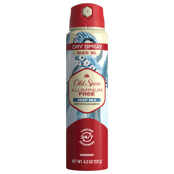 Save on Old Spice Aluminum Free Deodorant Dry Spray Deep Sea XL Order