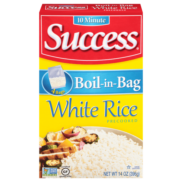 Save on Success BoilinBag White Rice Enriched Precooked 4 ct Order