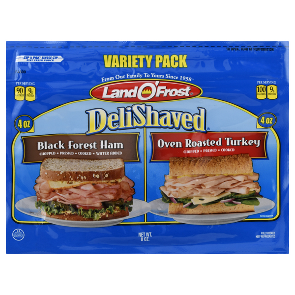 Save on Land O' Frost Deli Shaved Black Forest Ham & Oven Roasted