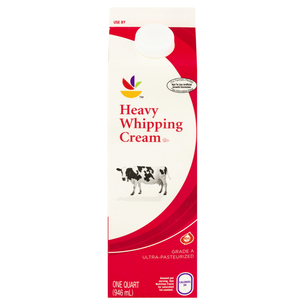 44 heavy whipping cream nutrition label
