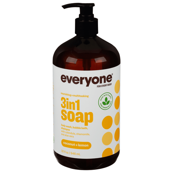 Save on Everyone Soap Shampoo Body Wash & Bubble Bath Coconut+Lemon