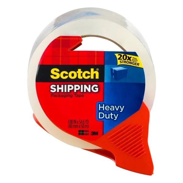 Save on 3M Scotch Shipping Tape Heavy Duty with Dispenser 1.88 Inch
