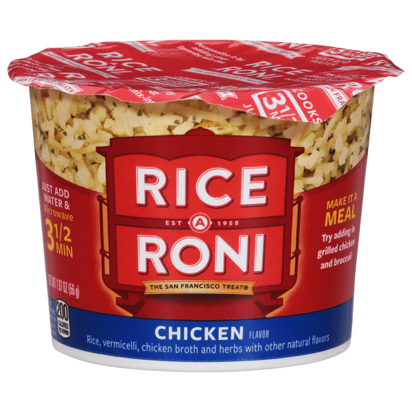 Save on RiceARoni Chicken Flavor Rice Cup Order Online Delivery