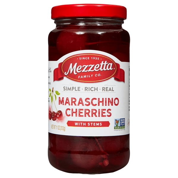Save on Mezzetta Maraschino Cherries with Stems Order Online Delivery