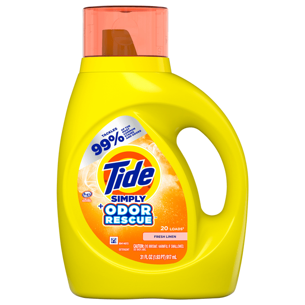 Save on Tide Simply + Odor Rescue 2in1 Liquid Laundry Detergent Fresh