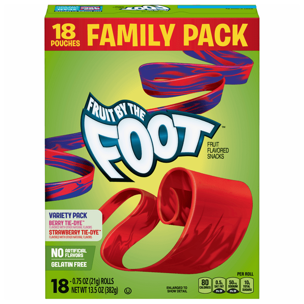 Save on Fruit By The Foot Fruit Flavored Snacks Berry & Strawberry Tie