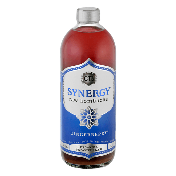 Save on GT's Synergy Gingerberry Kombucha Drink Organic & Raw Order