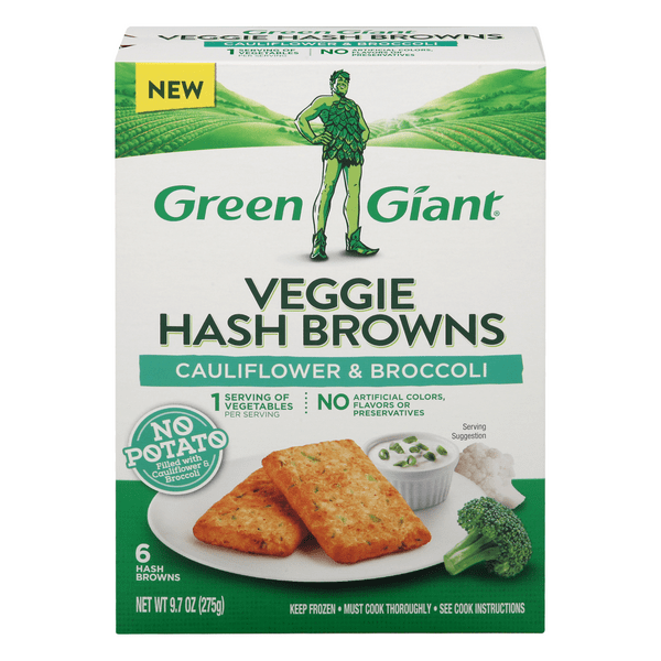 Save on Green Giant Veggie Hash Browns Cauliflower & Broccoli 6 ct Order Online Delivery GIANT