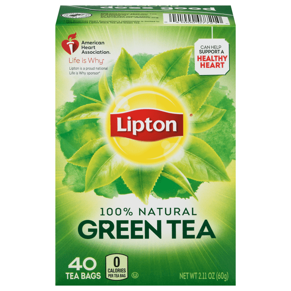 Save on Lipton Pure Green Tea Bags 100 Natural Order Online Delivery