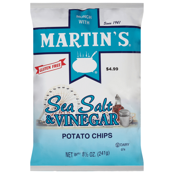 Save on Martin's Sea Salt & Vinegar Potato Chips Gluten Free Order