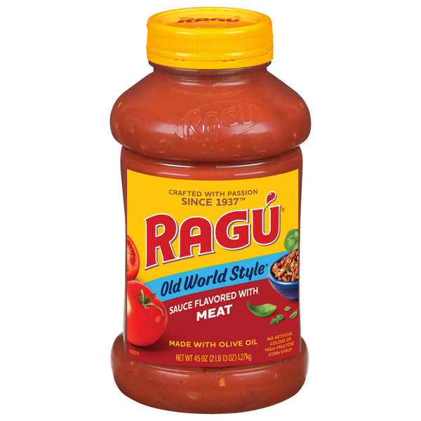 Save on RAGU Old World Style Pasta Sauce Flavored with Meat Order Online Delivery Food Lion