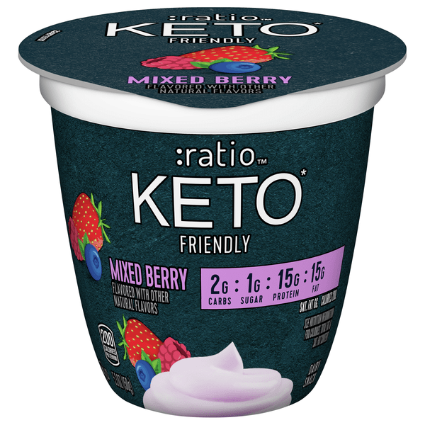 Save on ratio KETO Friendly Mixed Berry Dairy Yogurt Snack Cup Order