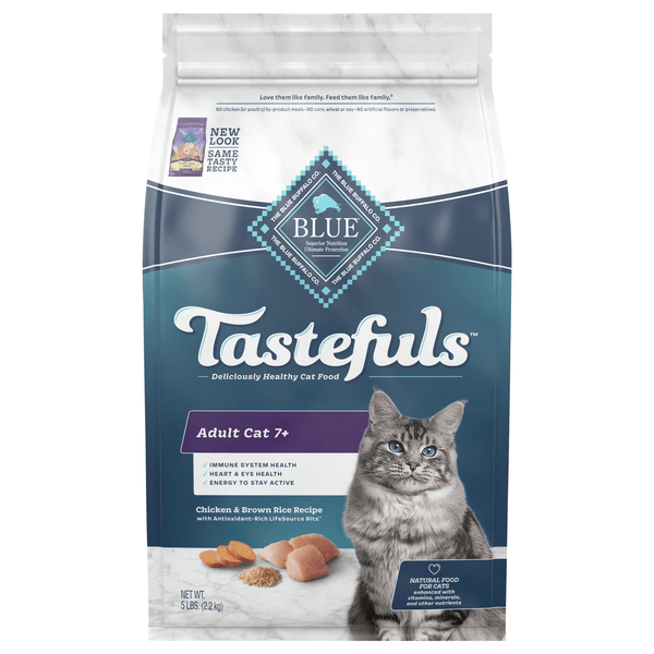 Save on BLUE Tastefuls Adult Dry Cat Food Chicken & Brown Rice Recipe