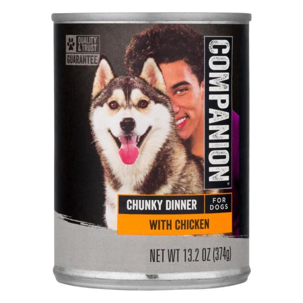 Save on Companion Chunky Wet Dog Food Dinner with Chicken Order Online
