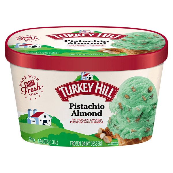 Save on Turkey Hill Frozen Dairy Dessert Pistachio Almond Order Online