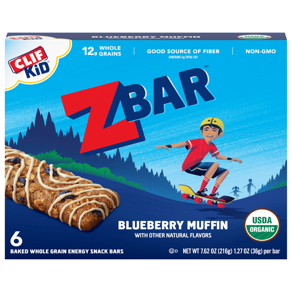 Save on Clif Kid ZBar Energy Snack Blueberry Muffin 6 ct Order Online