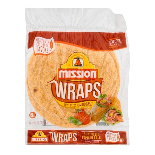 Save on Mission Wraps SunDried Tomato Basil 6 ct Order Online Delivery Food Lion