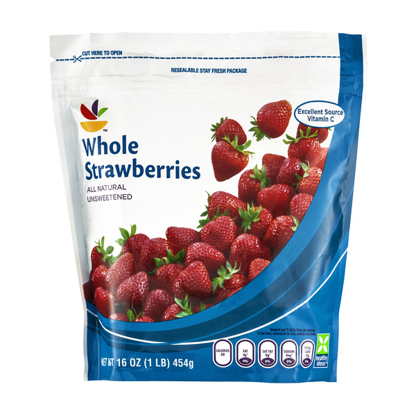 Save on Giant Strawberries Whole Unsweetened All Natural Frozen Order