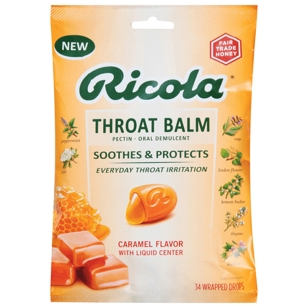 Save on Ricola Throat Balm Caramel Drops Order Online Delivery Giant