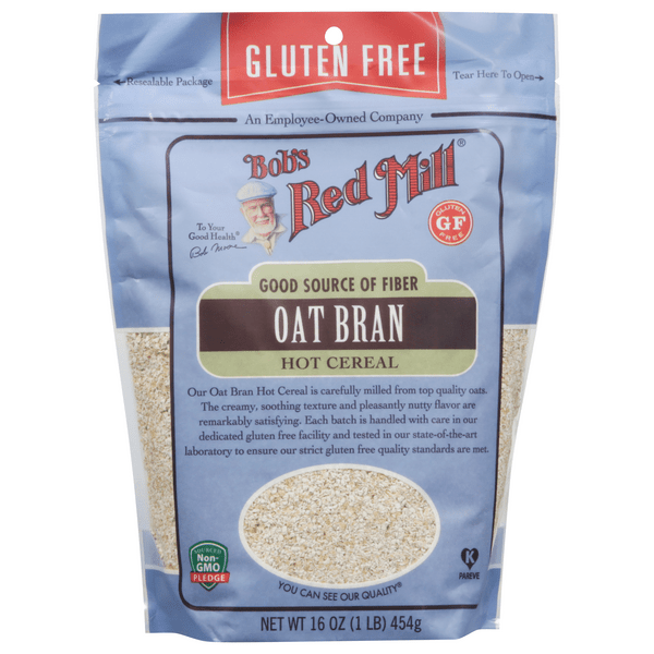 Save on Bob's Red Mill Oat Bran Hot Cereal Gluten Free Order Online