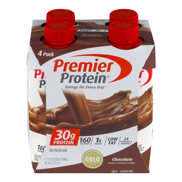 Save on Premier Protein High Protein Shake Chocolate 4 ct Order