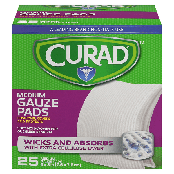 Save on Curad Gauze Pads Medium Order Online Delivery Food Lion