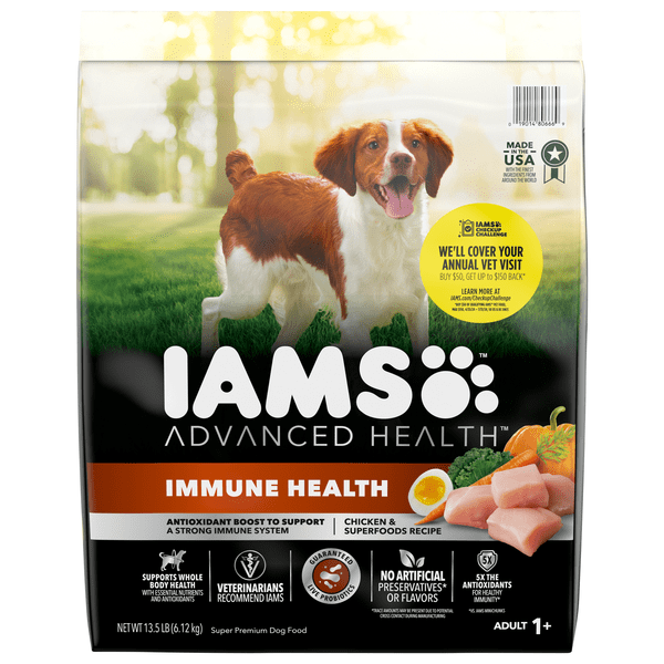Save on IAMS Advanced Health Immune Health Chicken & Superfoods Adult