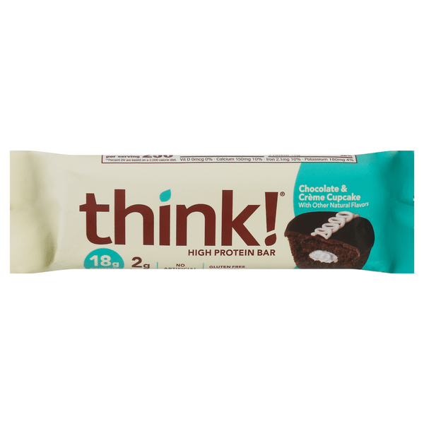 Save on think! High Protein Bar Chocolate & Creme Cupcake Order Online Delivery Giant