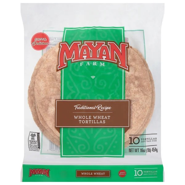Save on Mayan Farm Traditional Recipe Tortillas Whole Wheat Soft Taco