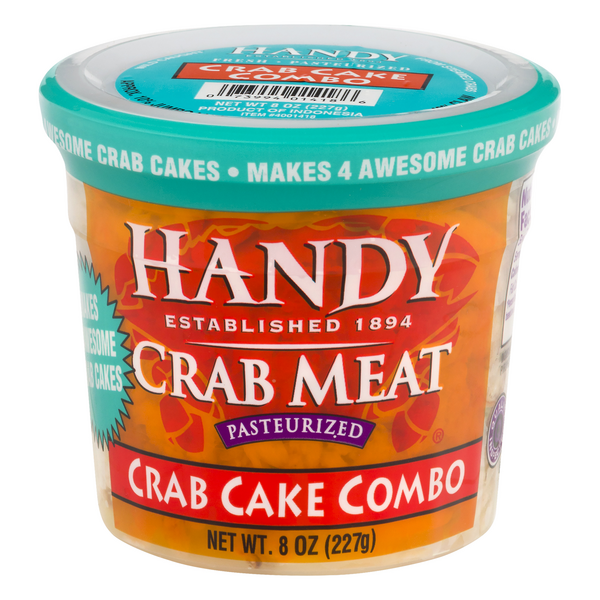 Save on Handy Crab Cake Combo Crab Meat Pasteurized Order Online