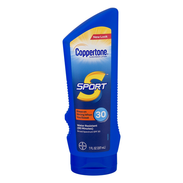 Save on Coppertone SPORT Sunscreen Lotion Water Resistant (80 Min) UVA
