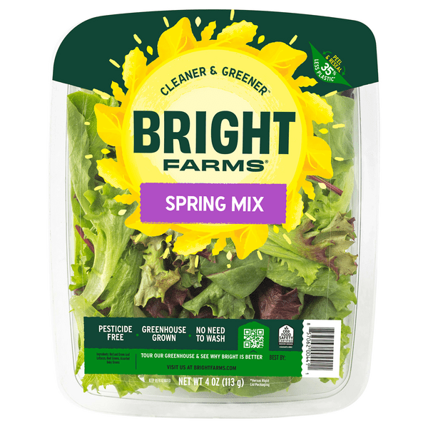 Save on BrightFarms Spring Mix Lettuce Blend Order Online Delivery GIANT
