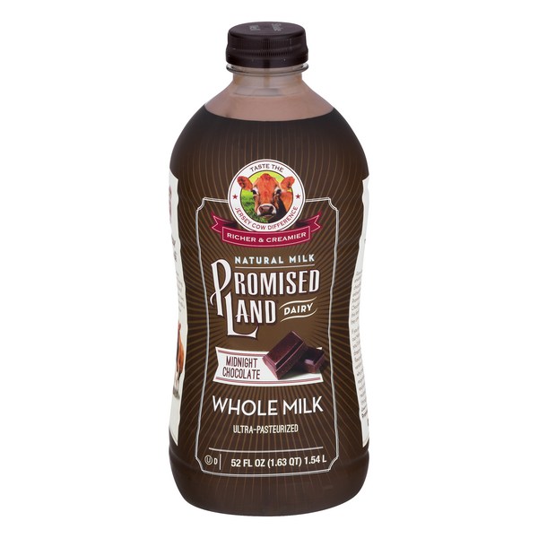 Save on Promised Land Dairy Whole Midnight Chocolate Milk Order Online