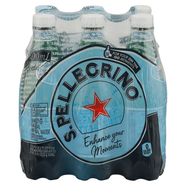 Save on San Pellegrino Sparkling Mineral Water Natural 6 pk Order Online Delivery Giant