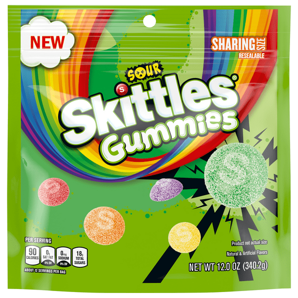 Save on Skittles Sour Gummies Chewy Candy Sharing Size Order Online