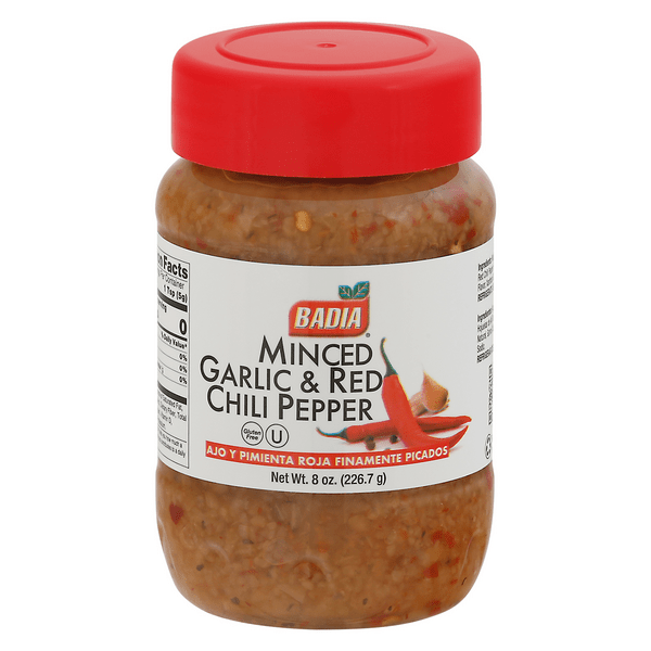 Save on Badia Minced Garlic & Red Chili Pepper Order Online Delivery