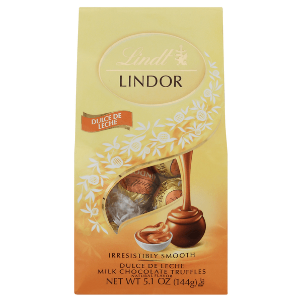 Save on Lindt Lindor Dulce de Leche Milk Chocolate Candy Truffles Order