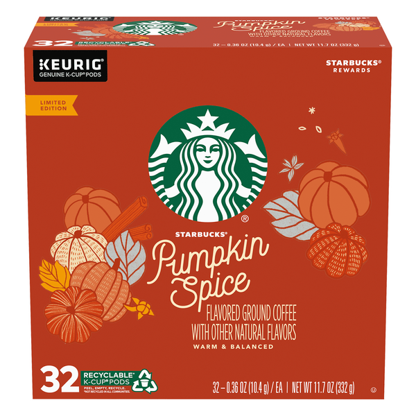 Save on Starbucks Coffee KCups Pumpkin Spice Limited Edition Order