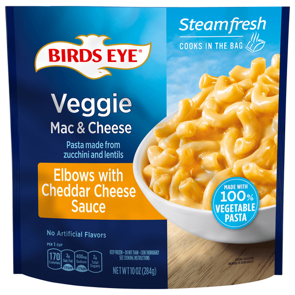 Save on Birds Eye Steamfresh Veggie Mac & Cheese Elbows with Cheddar
