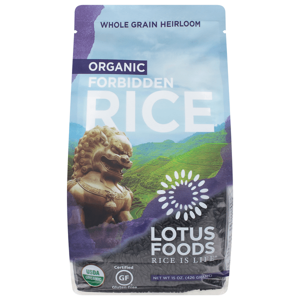 Save on Lotus Foods Forbidden Black Rice Whole Grain Gluten Free