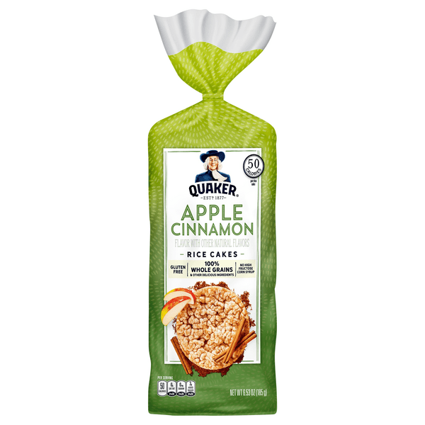 Save on Quaker Rice Cakes Apple Cinnamon Gluten Free Order Online Delivery Giant