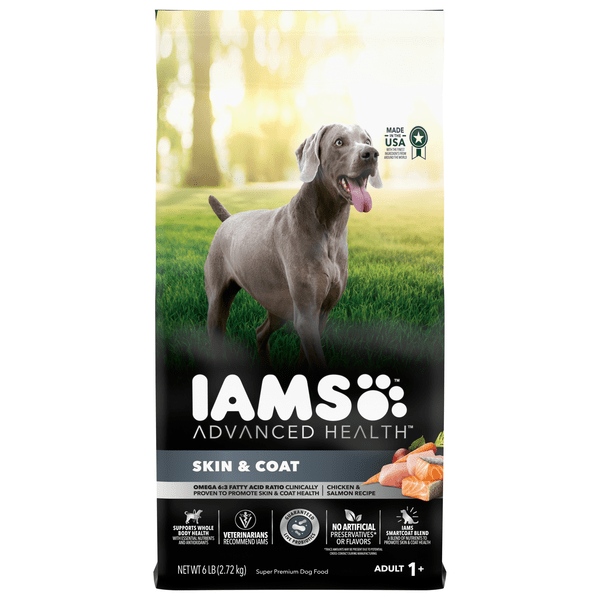 Save on IAMS Advanced Health Skin & Coat Chicken & Salmon Adult Dry Dog