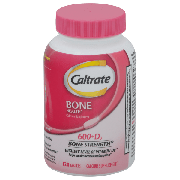 Save on Caltrate Bone Health Calcium 600 + Vitamin D Supplement Tablets