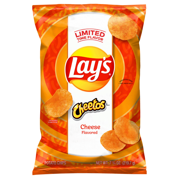 Save on Lay's Potato Chips Cheetos Cheese Flavored Limited Time Order