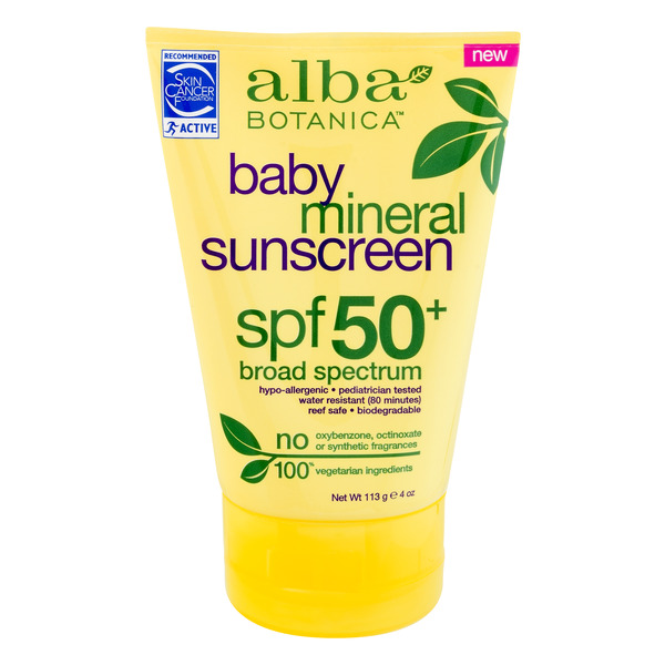Save on Alba Botanica Baby Mineral Sunscreen SPF 50+ Order Online
