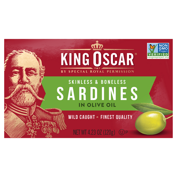 Save on King Oscar Sardines in Olive Oil Skinless & Boneless Order