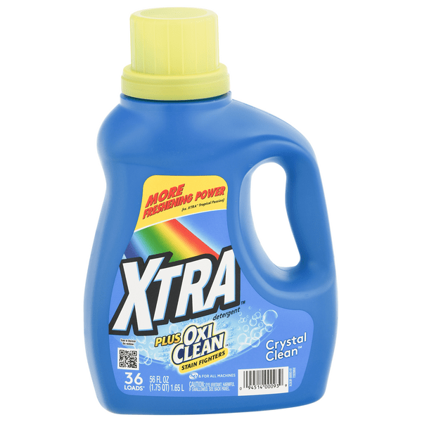 Save on XTRA Plus Oxi Clean Crystal Clean Liquid Laundry Detergent