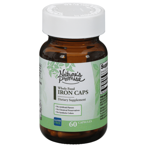 Save on Nature's Promise Dietary Supplement Iron Complex Capsules Vegan